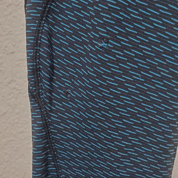 Lululemon Run It Out Tight Leggings pant black teal luxtreme high rise - Picture 5 of 13